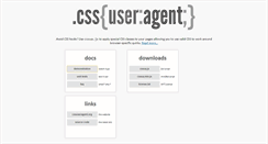 Desktop Screenshot of cssuseragent.org